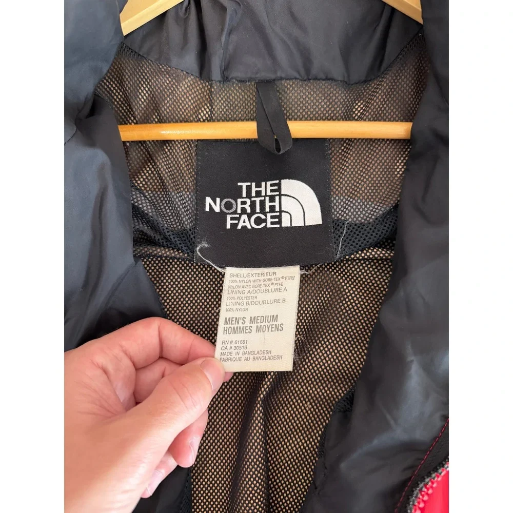 The North Face Mountain Light Gore-Tex Jacket Mens Medium Red Black 80017